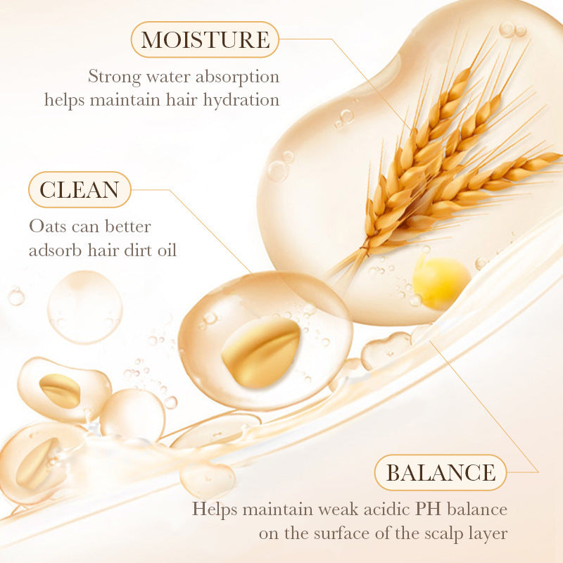 BIOAOUA Rice Puree Shampoo Anti-Dandruff Oil Control Volumizing Long-Lasting Fragrance Hair Wash