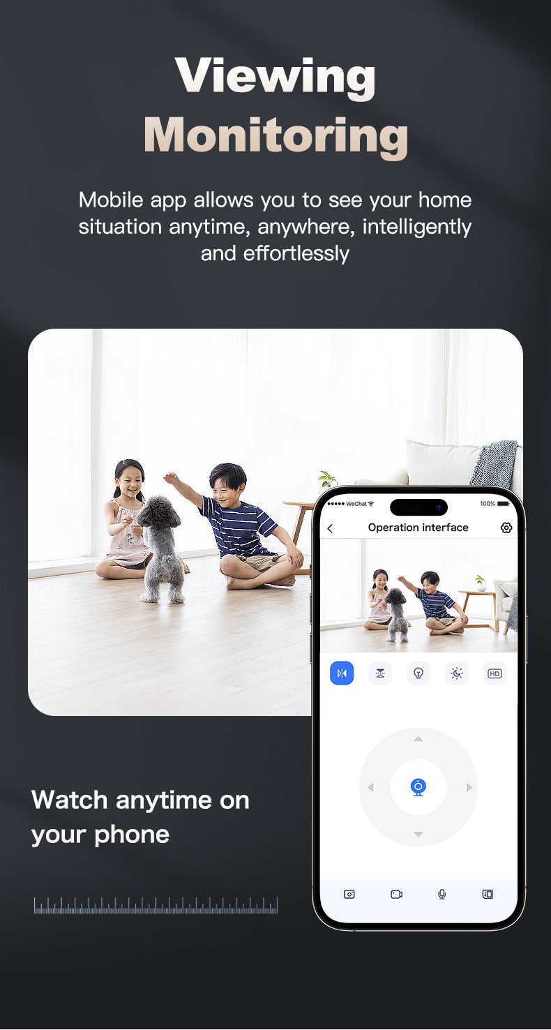 Exclusive Supply XD Wireless WIFI HD Camera for Home Indoor Use1080P Night Vision Mobile Monitoring Camera