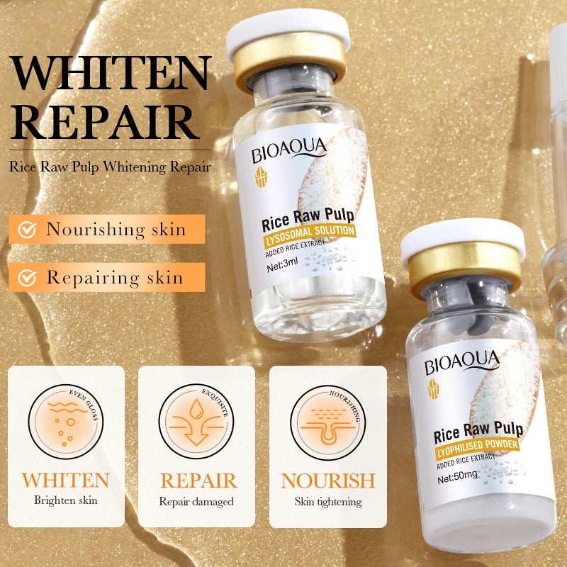 Rice Freeze-Dried Powder Set BIOAOUA Whitening and Repairing Original Powder Freeze-Dried Powder Cross-Border Wholesale