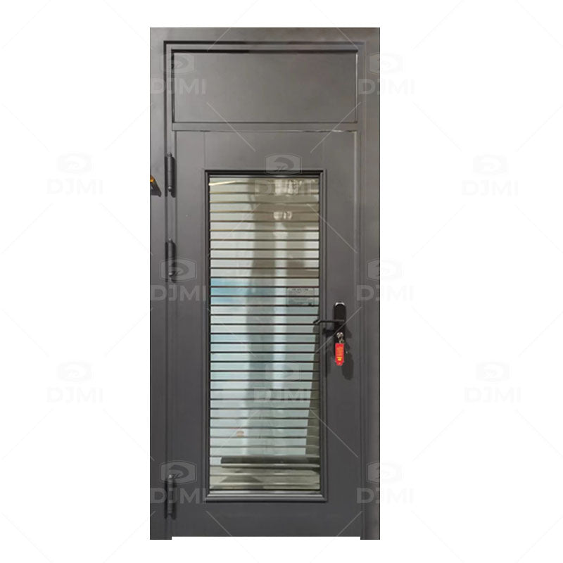 DJMI Modern Exterior Main Gate Door Designs Front Iron Entry Doors Entrance Security Steel Door for House