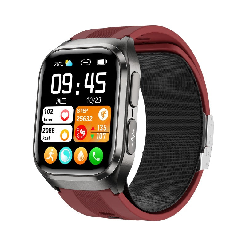 S17Smart Watch Air Pump Air Bag Blood Pressure Measurement ecg ECG NFC Bluetooth Call HD amoled Smart Watch