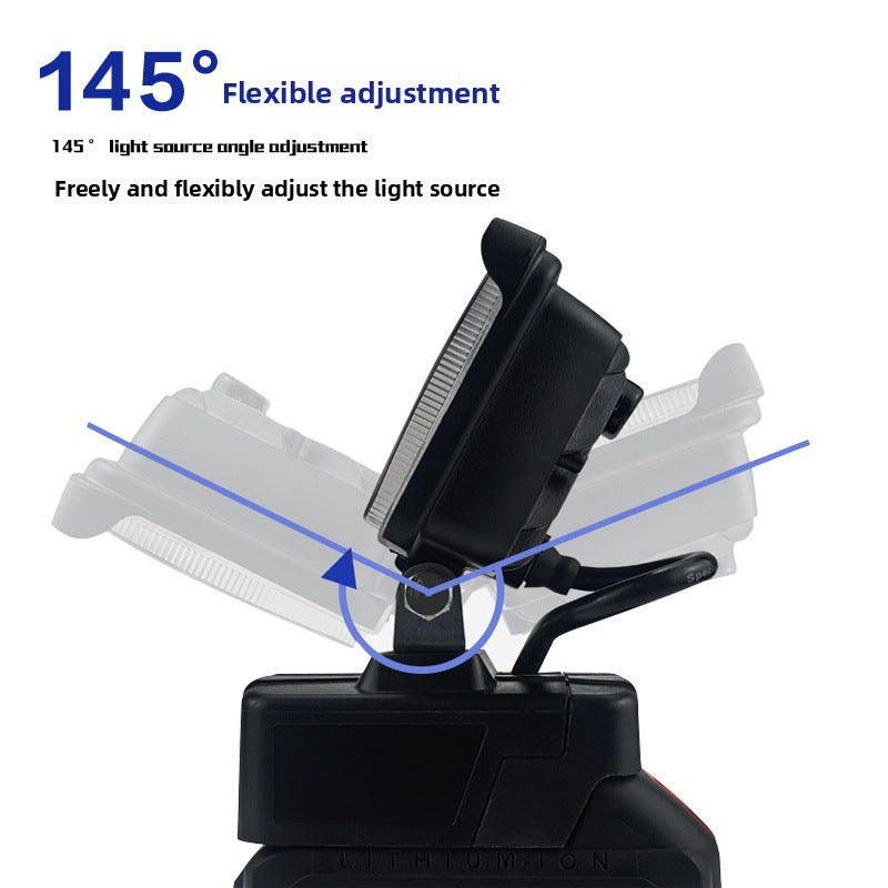 MT Dayi Universal Lithium Battery LED High Brightness Lighting Work Light for Renovation, Construction, Outdoor Camping, and Exploration