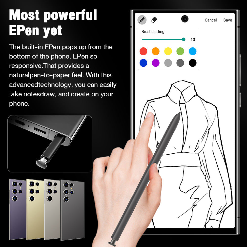 S24 Ultra New products in stock4G Android Phone3+64G Mobile Phone6.8High Definition Screen Wholesale
