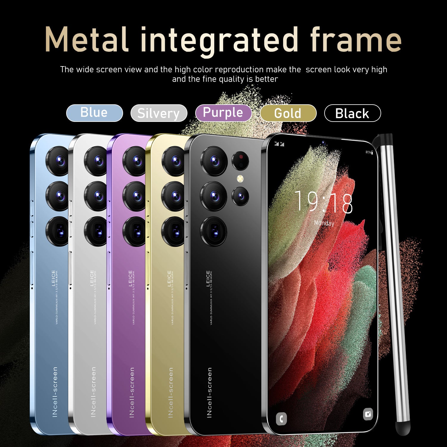 2025Globally Exclusive for Mobile Phones S23Ultra 16+1T In-stock Smartphone Wholesale Factory