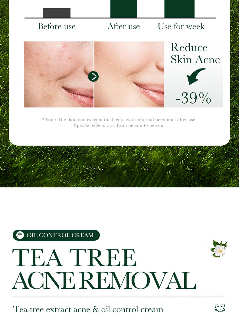 Tea Tree Skincare Set SADOER Cleansing, moisturizing, hydrating five-piece set for  foreign trade wholesale