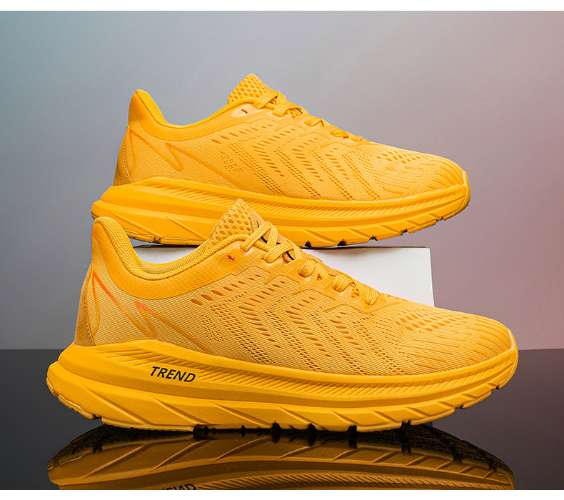 Men's running shoes New Breathable Mesh Student Casual Running Youth Shock Absorbing Anti-Slip Sports Shoes