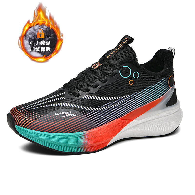 Red Rabbit8pro Running Shoes2025New style fleece-lined warm shock-absorbing sports shoes casual real carbon plate racing running shoes
