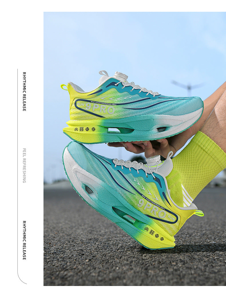 2025New Red Rabbit9pro Running Shoes Fashion Casual Carbon Plate Racing Running Shoes Double Layer Mesh Ultra Light Sports Shoes