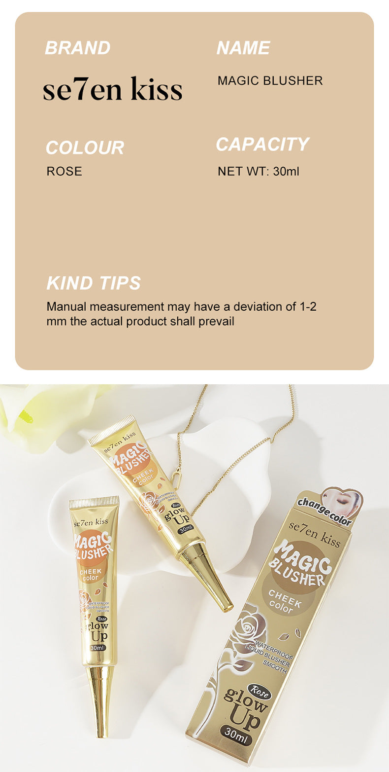 Philippines Olauty Magic Temperature-Sensitive Color-Changing Liquid Blush30ml Shimmer Smoky Eyeshadow Blush Cream Makeup