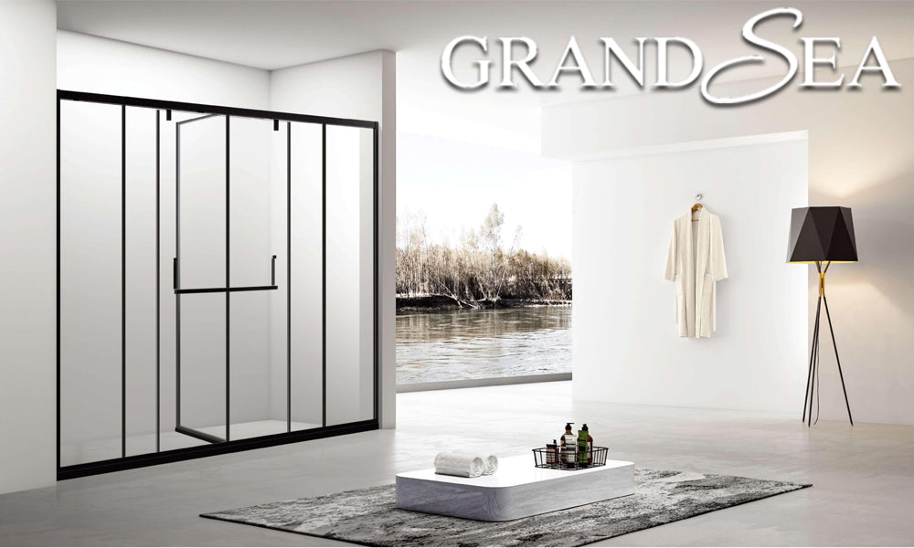 Factory Direct Sale Simple Style Design Tempered Glass Hotel Shower Glass Doors for Bath