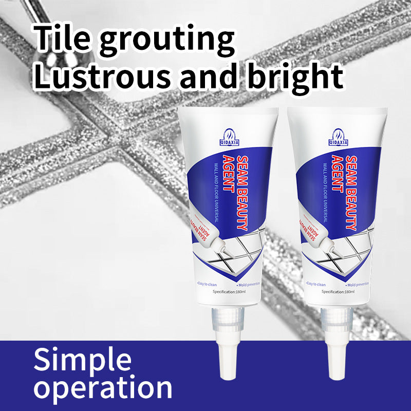 Tile Grout Water-Based Tile Floor Tile Grout Waterproof Mildew-Proof Sink Toilet Hand-Squeeze Grout