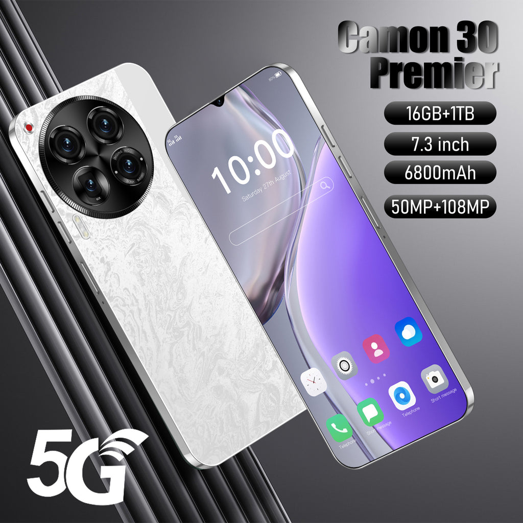 New Mobile Phone Camon 30Spot Goods7.3Inch Screen16+1TB Android Smart Phone Wholesale