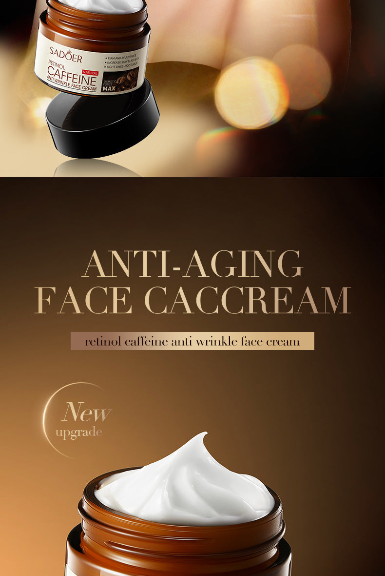 Retinol Caffeine Face Cream50g SADOER Hydrating Moisturizing Cream  Wholesale