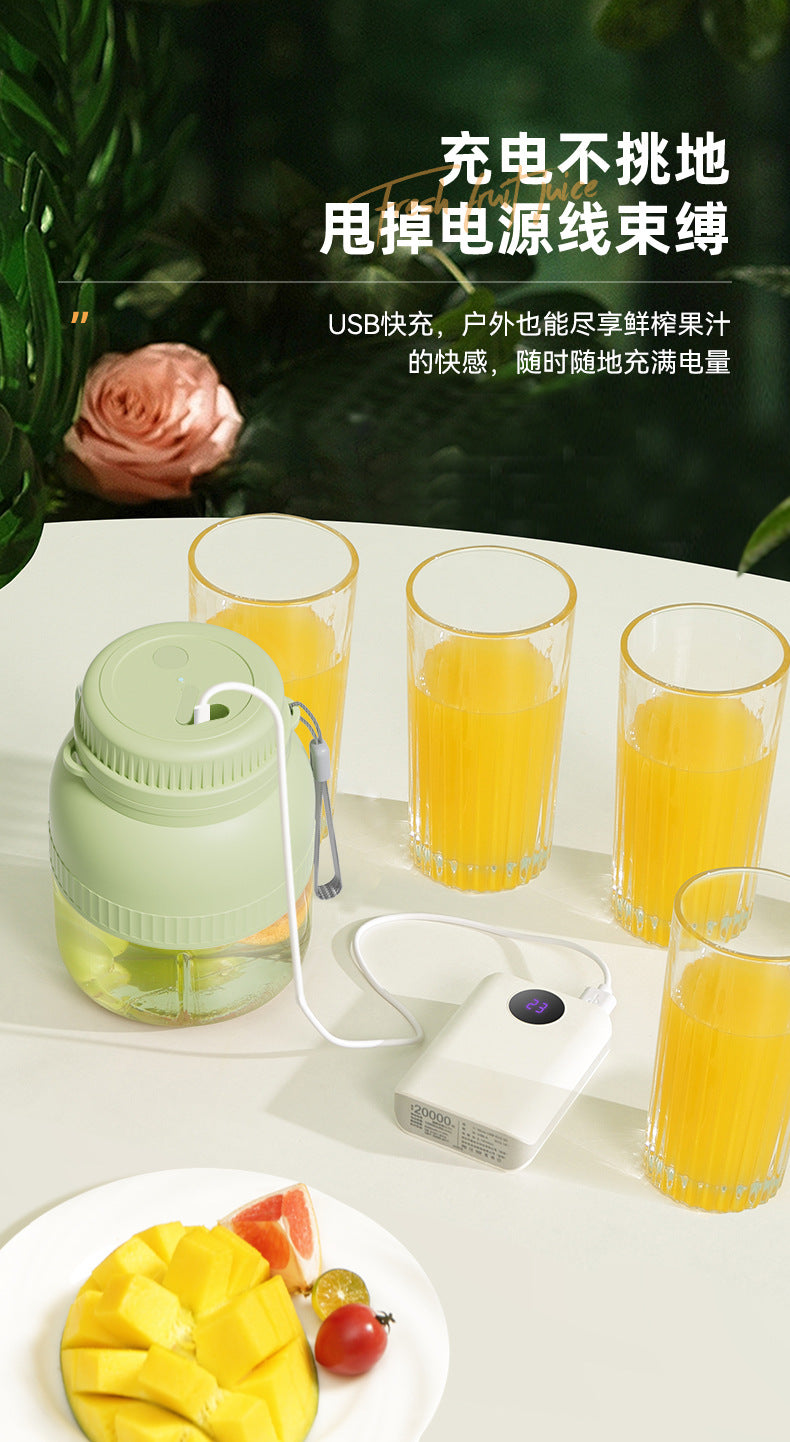 New Portable Small Electric Juicer Cup Multi-Functional Household Juice Maker Ton Ton Bucket Original Juice Machine