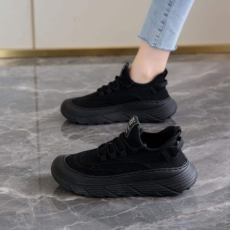 Women's Spring and Autumn New Mesh Running Shoes with Cushioning, Non-Slip Lightweight Breathable Mesh Sneakers