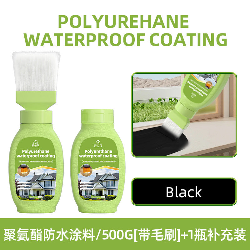 Water-Based Polyurethane Multi-Color Waterproof Leak Repair Roof Waterproof Glue Coating Brush House Leak Coating Sealant