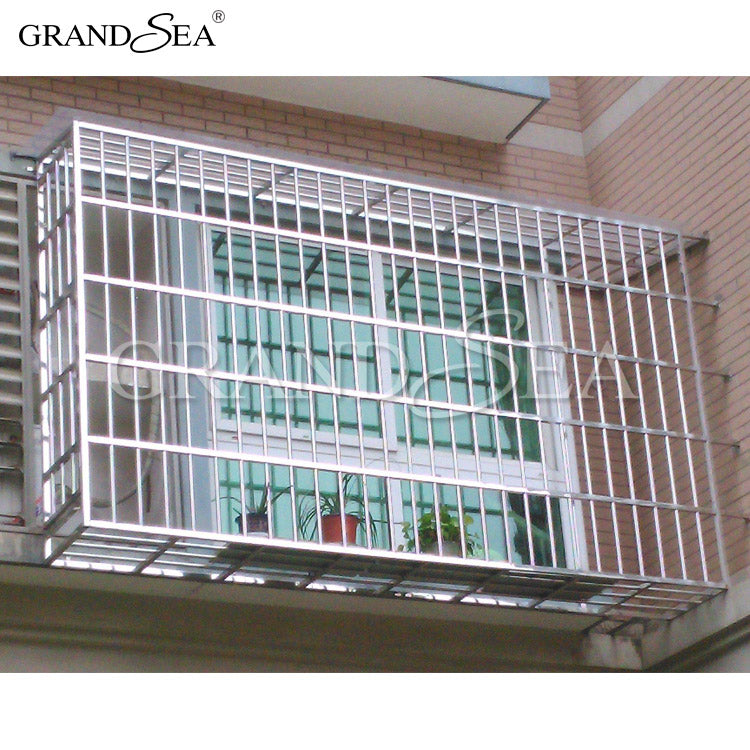 Modern Pretty Ornamental Wrought Iron Window Grill Grates Design for Safety Corrosion Resistance