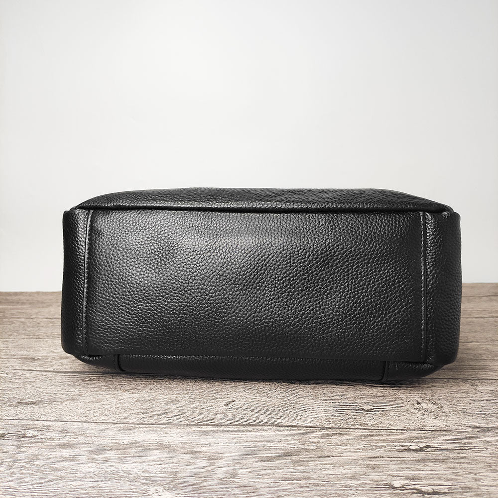 Guangzhou Shiling Genuine Leather Women's Bag for Middle-aged and Elderly Mothers, Multi-pocket Large Capacity Single Shoulder Crossbody Bag Trend