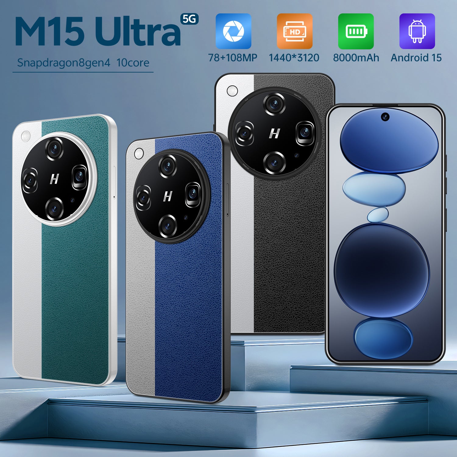 New M15 Ultra In-stock Mobile Phones16+1T Android Phone Factory Price AliExpress