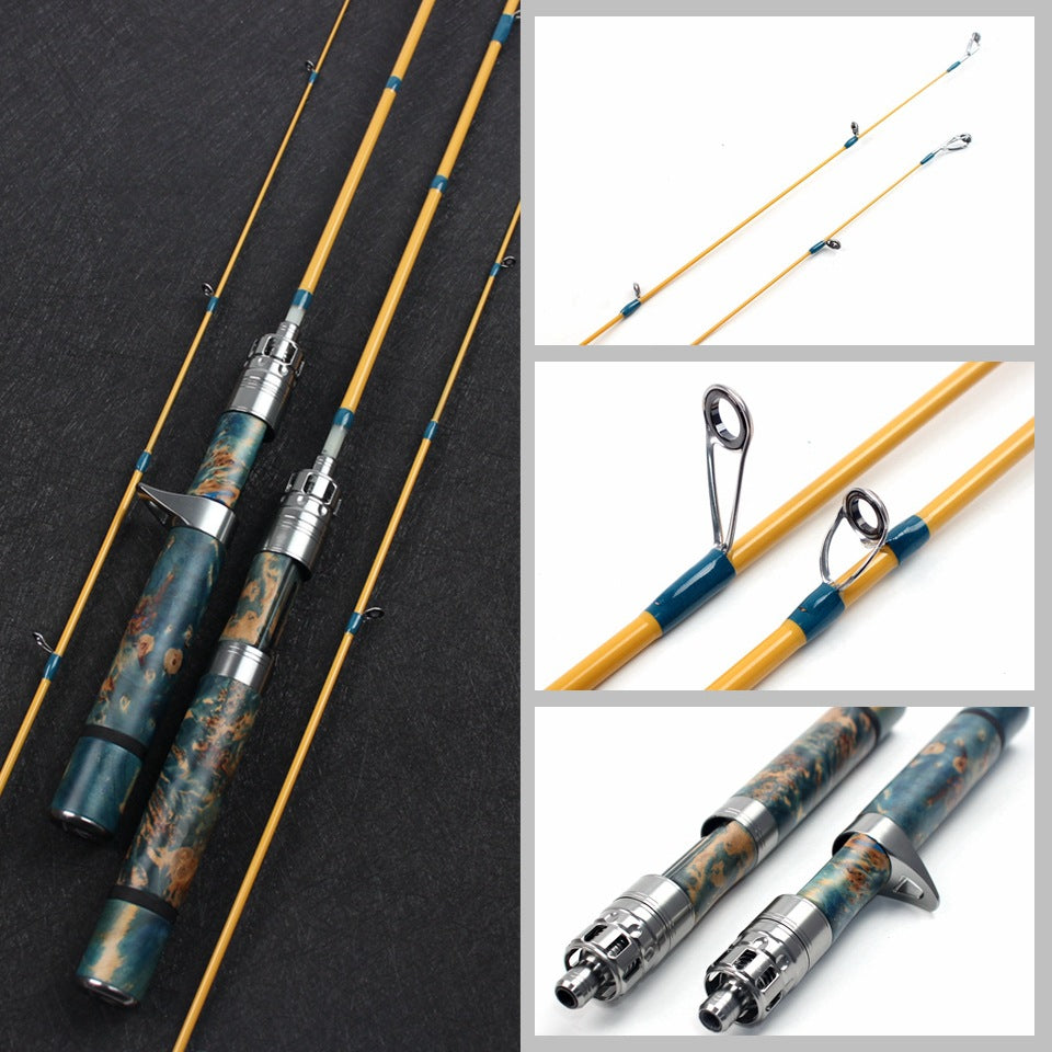1.4MiXixiu Elastic Rod Ultra-Soft Portable Four-Section Lure Rod for Fishing Small Fishes Like Mouthfish and White Striped Fish Wholesale from Manufacturer