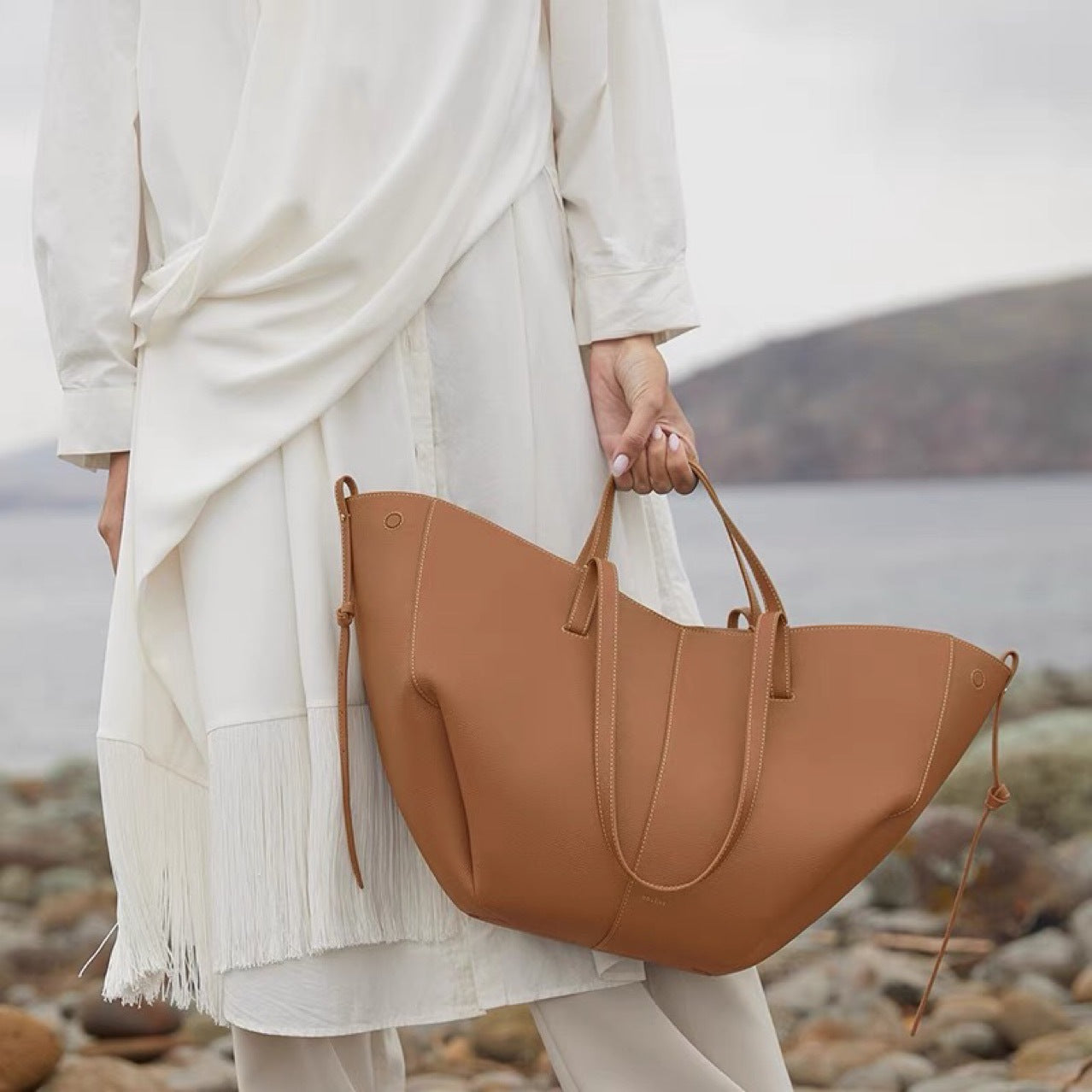 Trendy European and American Style Pleated Mother-Daughter Bag for Women with Wings, Tote Bag, Laptop Bag, Handbag, Shoulder Bag, Crossbody Bag, Underarm Bag