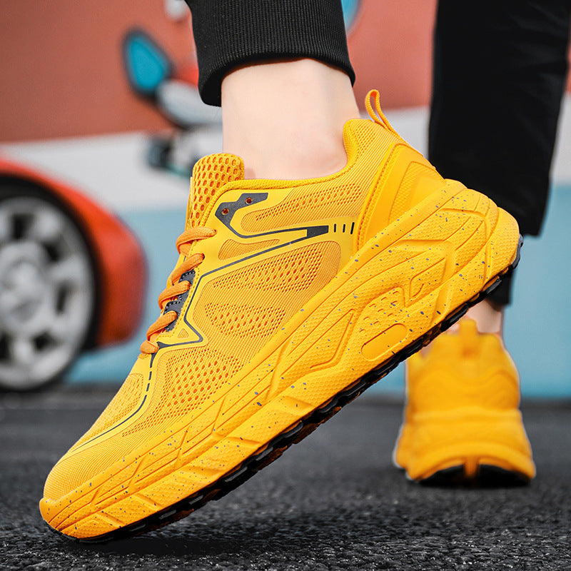 Dropshipping Couple Casual Sports Shoes Student Running Shoes Marathon Running Shoes Jacquard Foreign Trade Live Streaming Men's Shoes