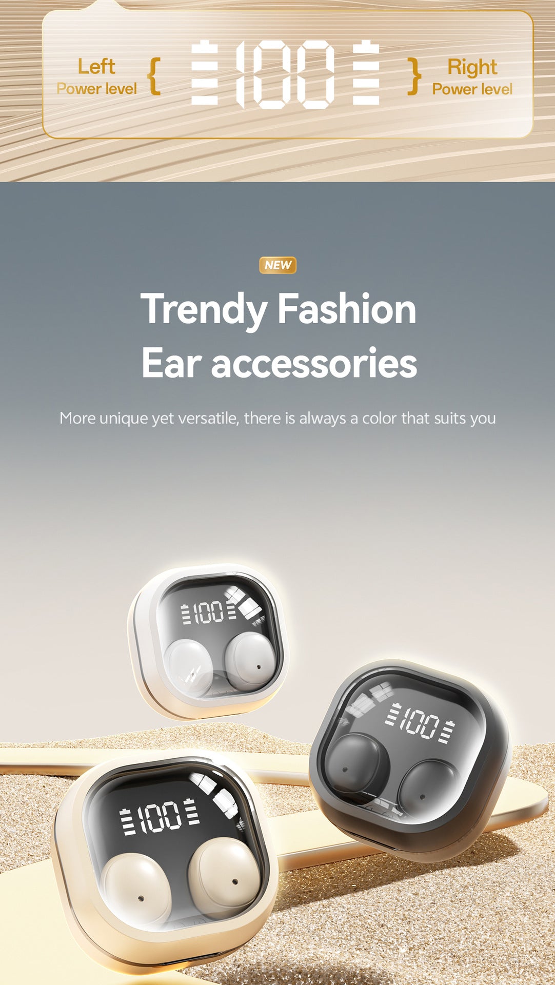 New M125In-Ear Sleep Bluetooth Headset Mini Compact Comfortable Ear-Fitting High-Quality Wireless Bluetooth Headset