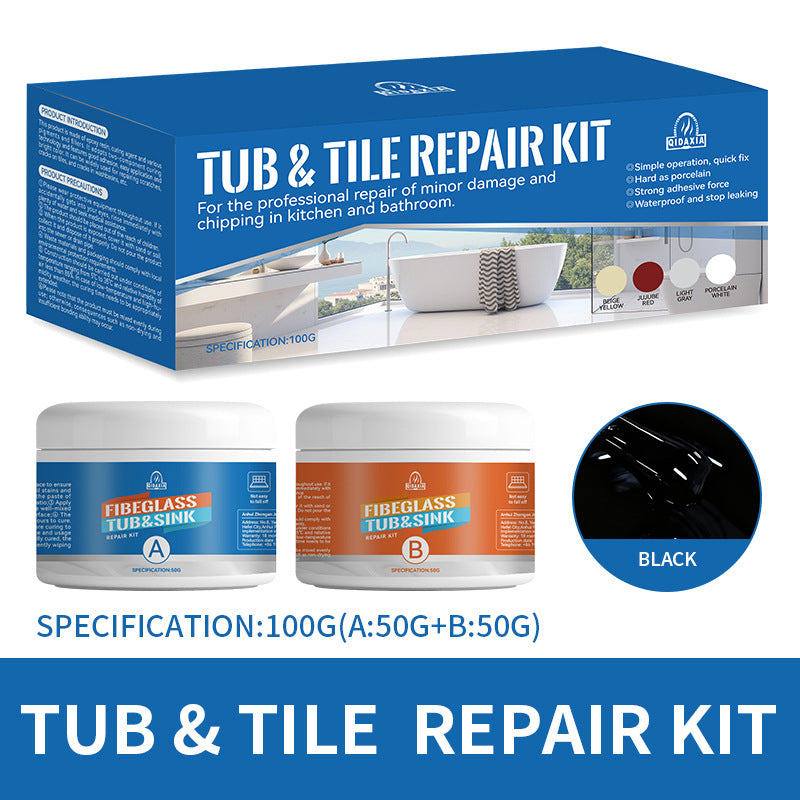 QIDAXIA Ceramic Repair Paste Household Marble Bathtub Wash Basin Bonding Glue Tile Repair Glue