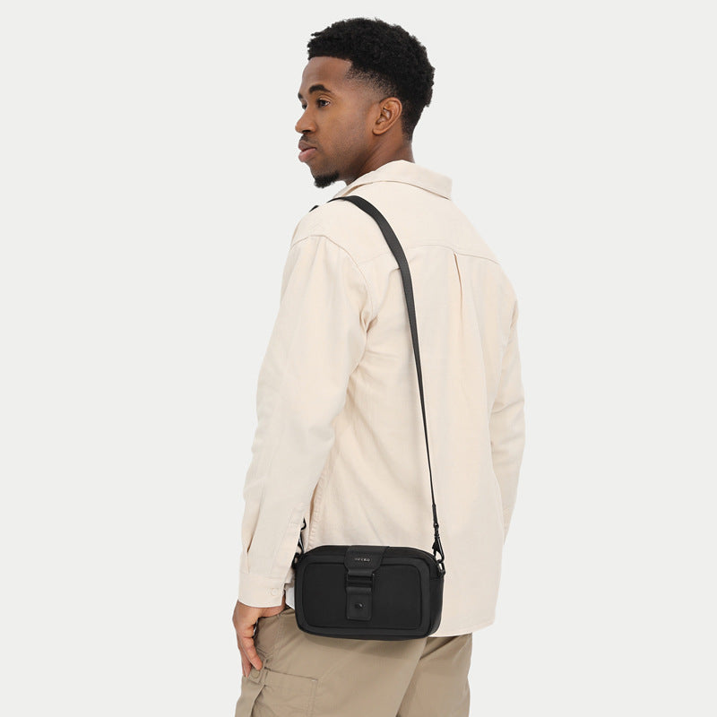 Men's Crossbody Bag High-End Single Shoulder Bag Portable Small Bag Waterproof Oxford Cloth Mini Men's Bag Trendy Style