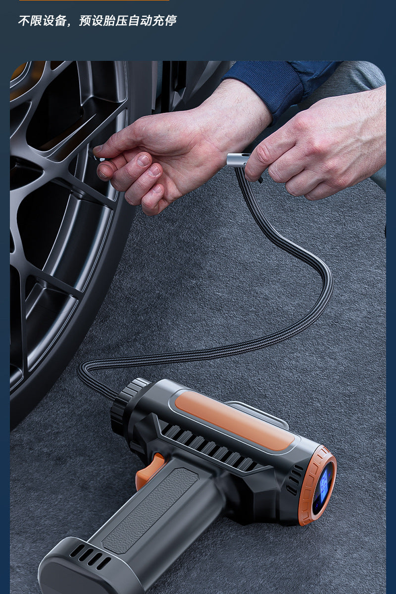 Wireless Car Air Pump Multi-Function Electric Air Pump Car Tire High Voltage High Power Portable Air Pump