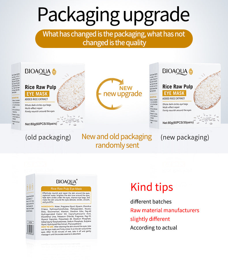 Rice Skincare Set BIOAOUA Rice Puree Series Six-Piece Set Box  Wholesale