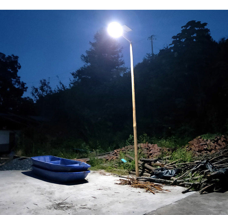 New Rural Lighting Engineering 6m Road Lamp Outdoor Solar LED Lamp Wide-Angle 4-Sided Aluminum Battery for Household Garden Use