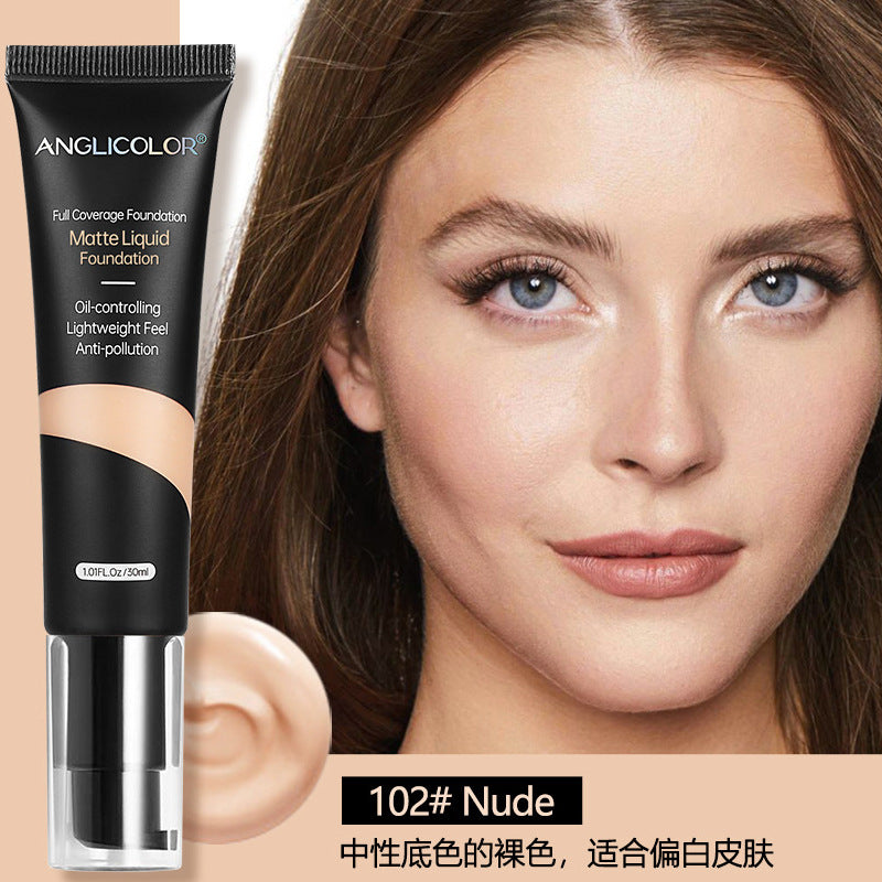 Long-lasting Concealing Foundation foundation Waterproof Oil Control Foundation Cream Non-Cakey Concealer