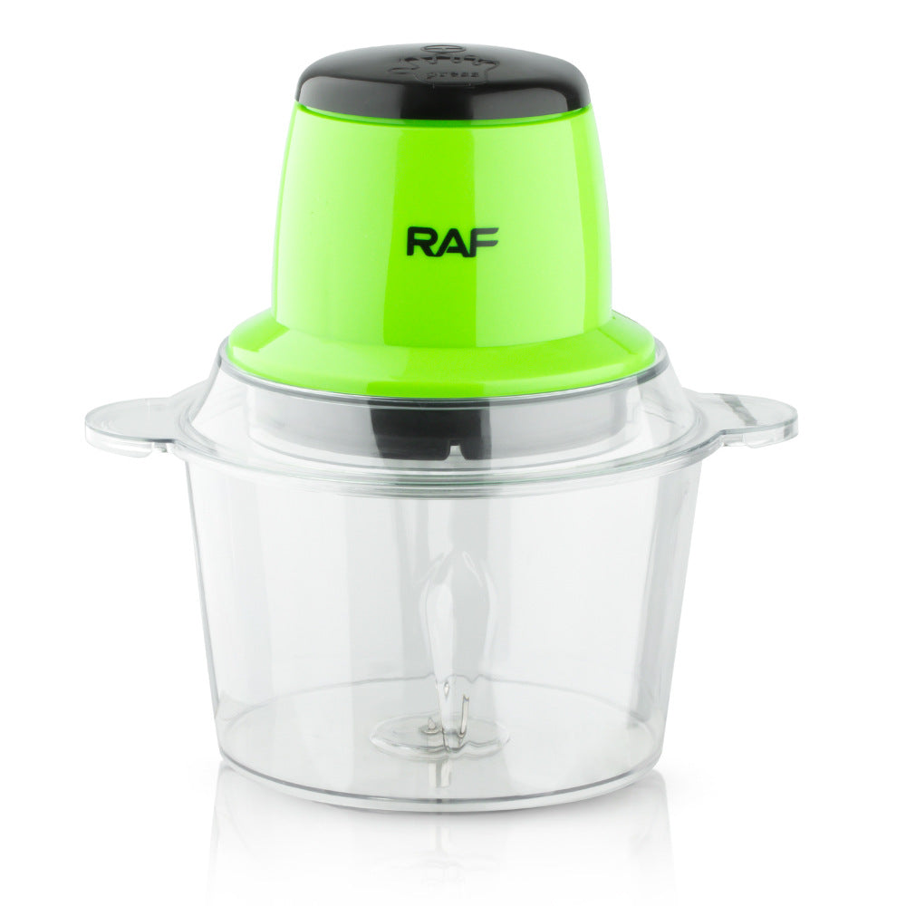 RAF EU Standard Household Electric Meat Grinder Kitchen Glass Vegetable Chopper Meat Mincer Baby Food Processor2L