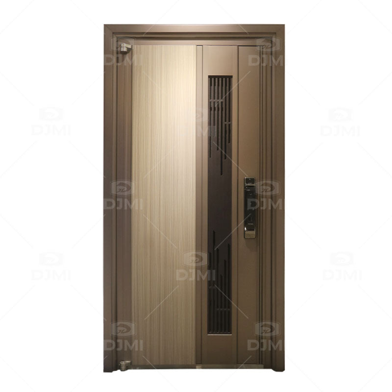 Modern Hot-selling Design Security Steel Main Entrance Door Exterior Metal Steel Door Design for House