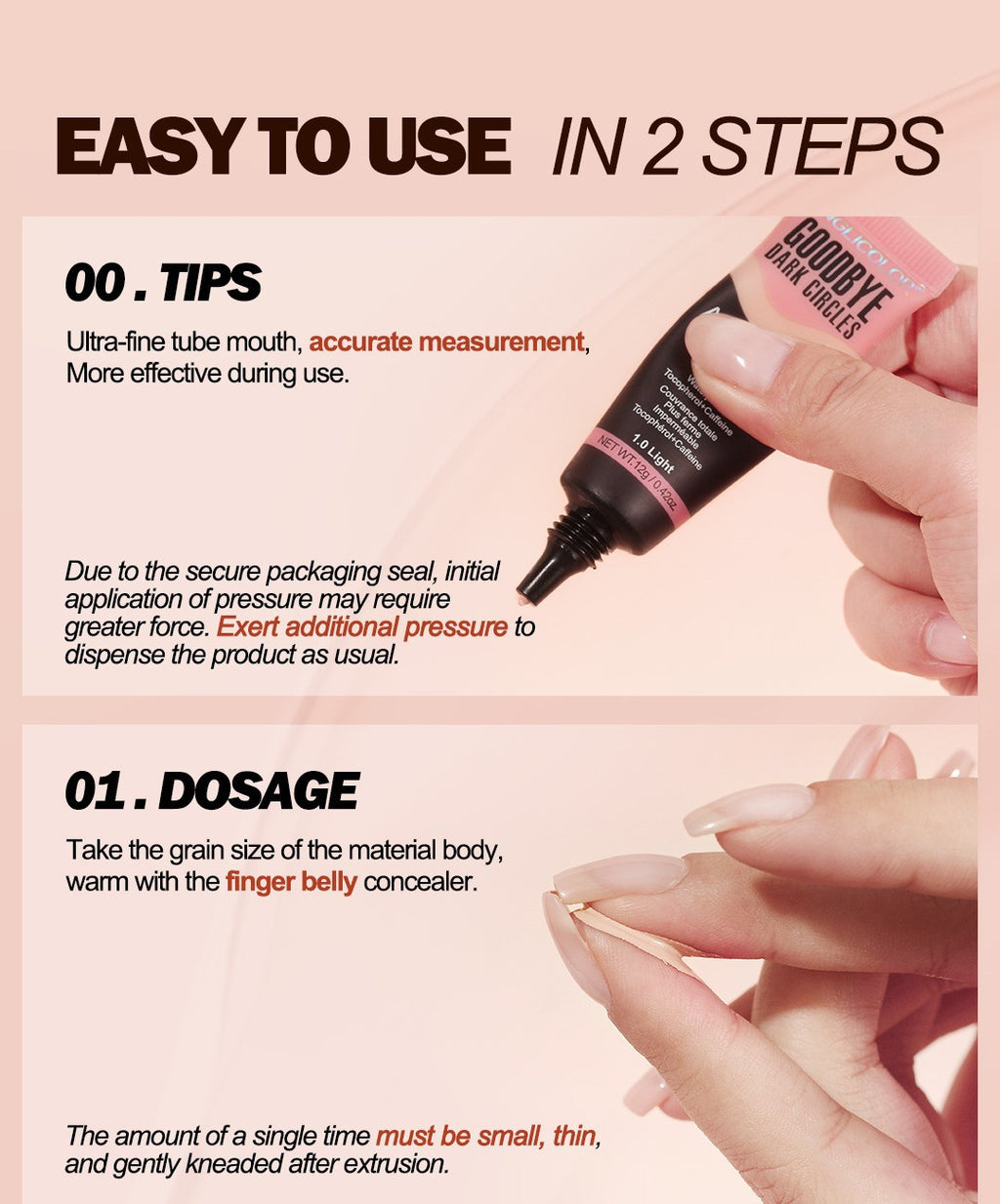 Bestselling Concealer Liquid Covers Facial Acne Marks, Blemishes, Spots, Dark Circles, Non-Cakey, Smooth Application, Concealing and Brightening Liquid
