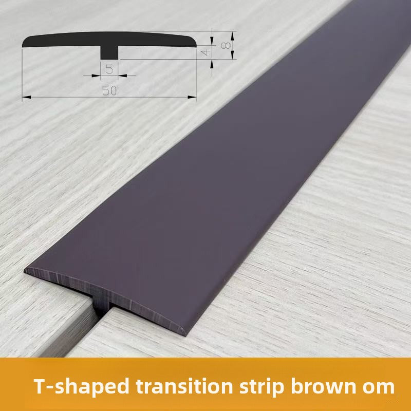 Self-Adhesive T Recessed edge trim for wooden flooring T Edge trim strip, threshold strip, gap transition strip, door strip, edge presser strip