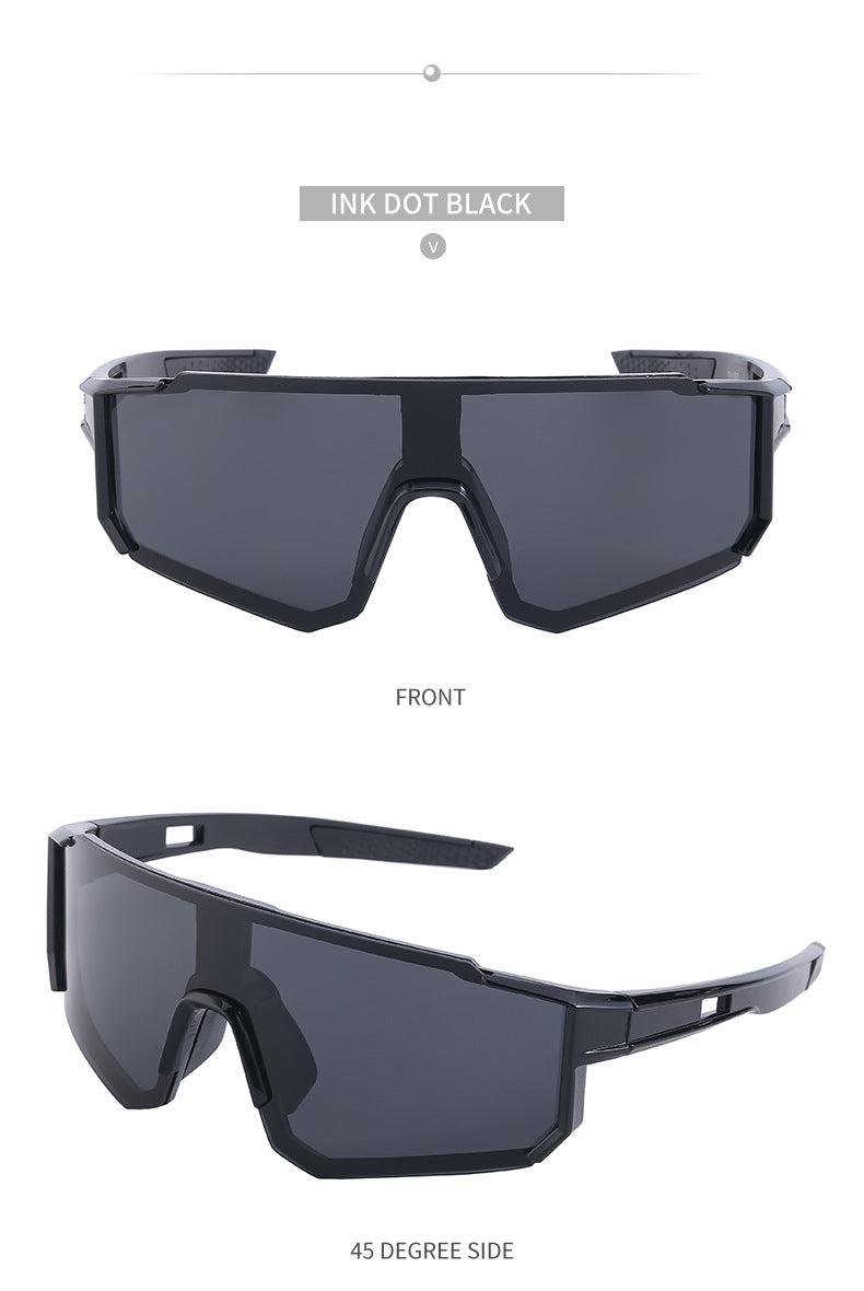 Cycling Goggles Colorful Outdoor Women's European and American One-piece Sunglasses Windproof Skiing Sports Sunscreen Sunglasses Men
