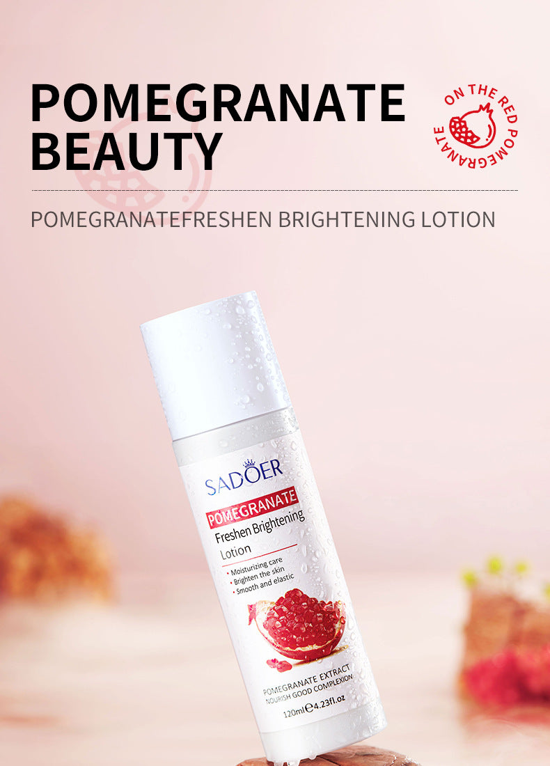 Red Pomegranate Skincare Set SADOER Hydrating Moisturizing Cleansing Nourishing  Wholesale