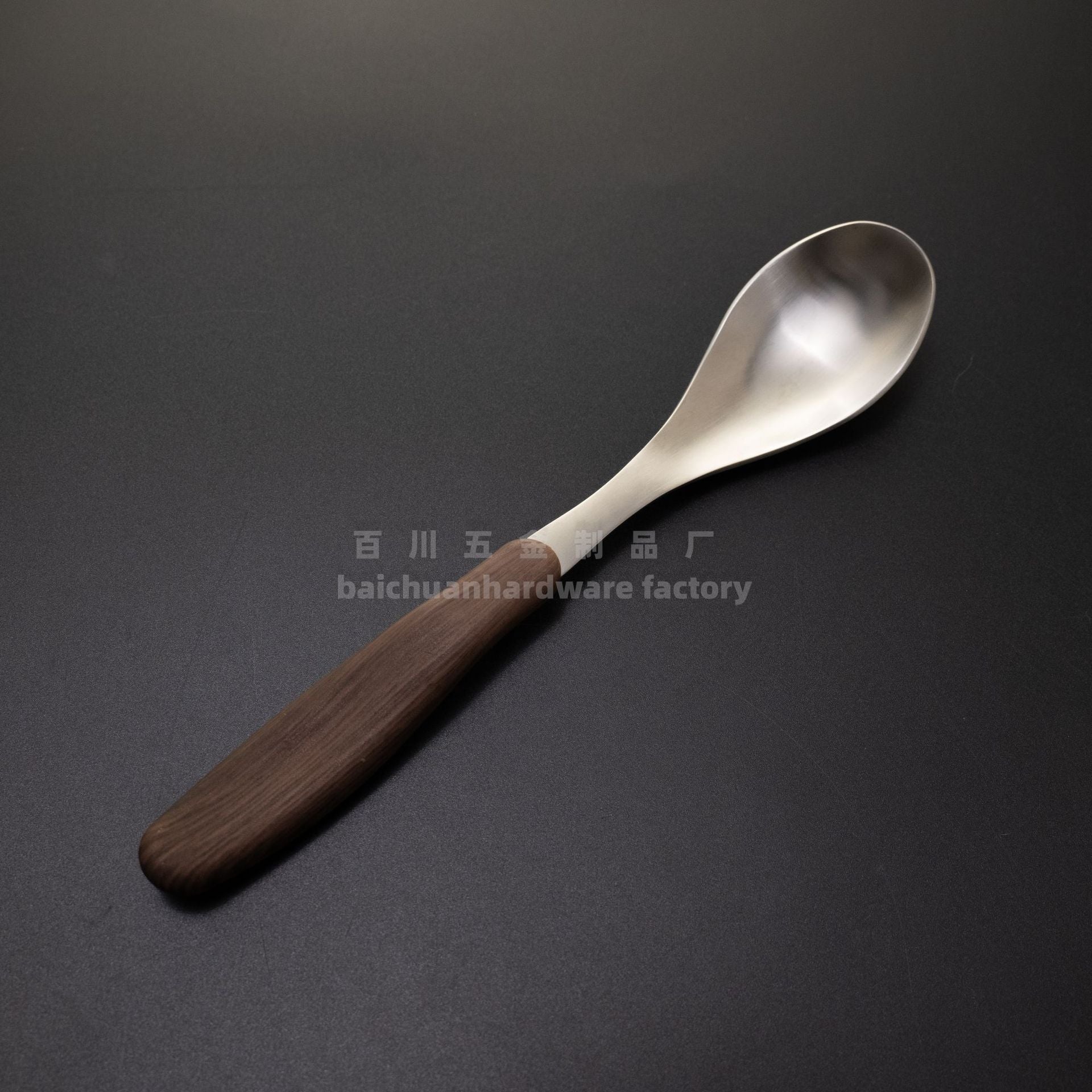 18/10Stainless Steel Western Tableware Set Imitation Wood Grain Handle Steak Knife Fork Spoon High-end Western Hotel Tableware