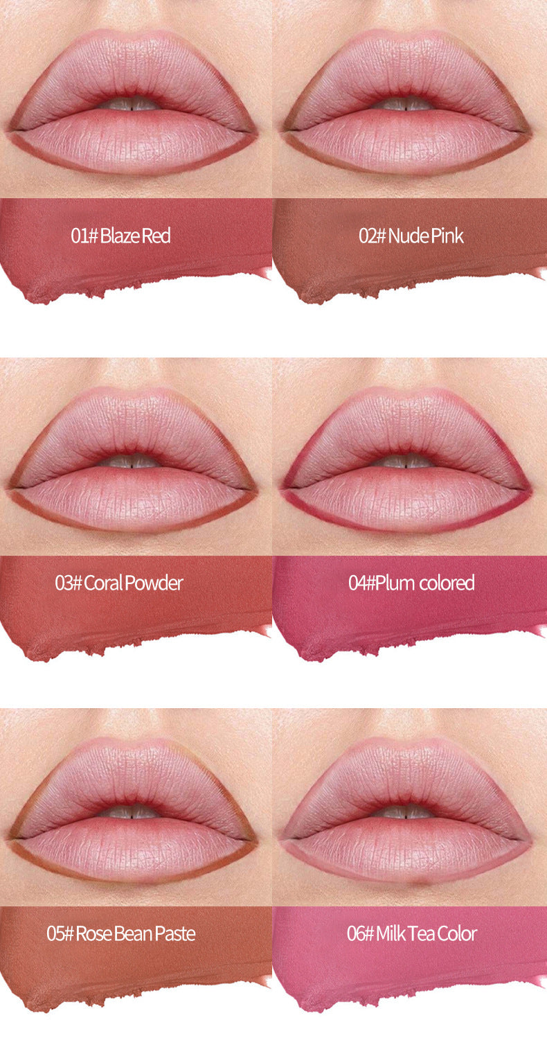 OCHEAL Ouqianya Lip Liner Long-lasting Waterproof Matte Lipstick Packaging Lip Makeup
