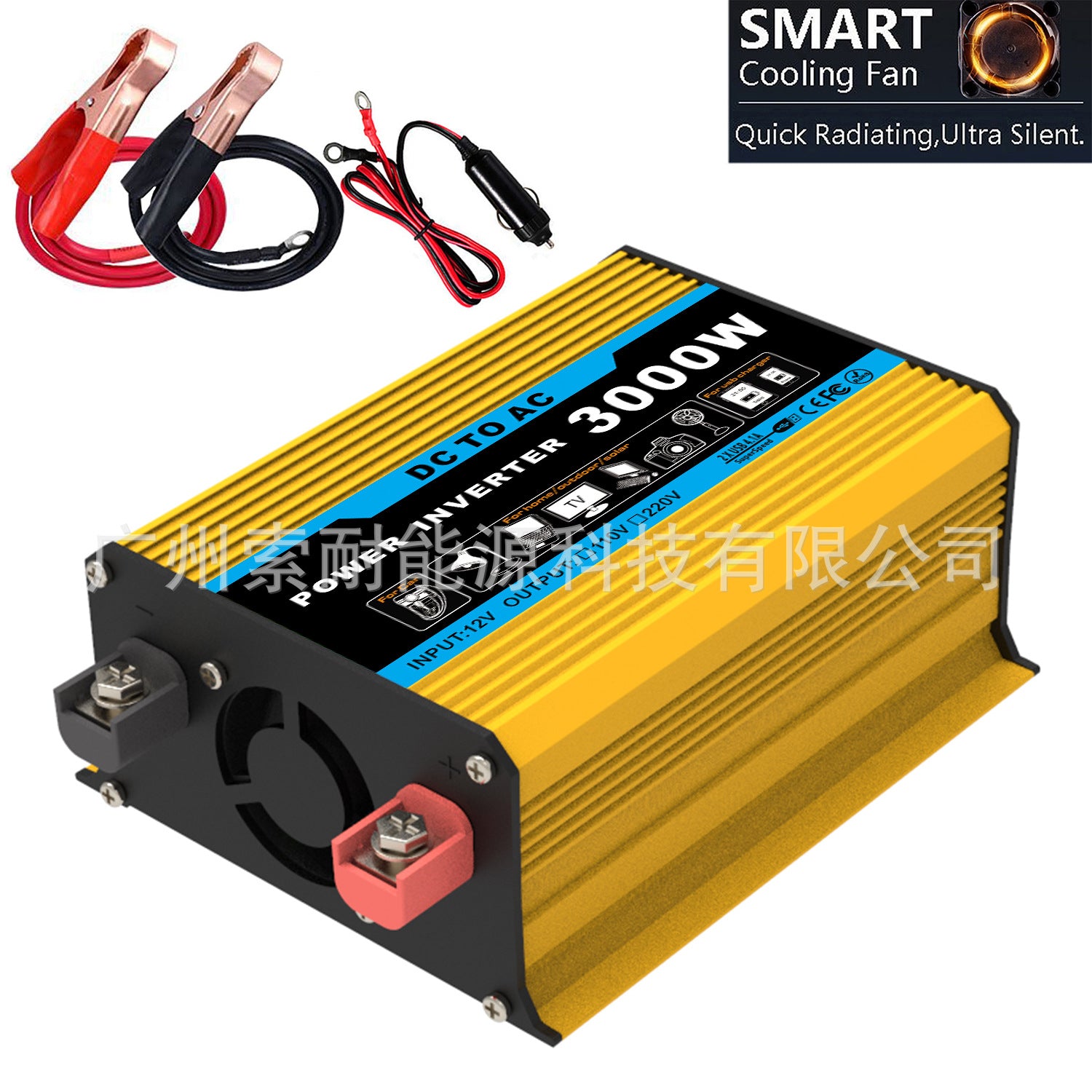 Tang Dynasty Solar Energy Kit System：DC12V 300W Inverter+30A Controller+18W Solar Panel