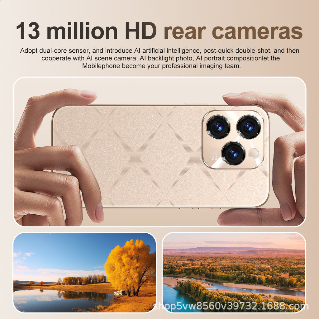 S25ULtra  Smartphone7.3Large Screen Android16+1T Factory Price for Mobile Phones(Explosive
