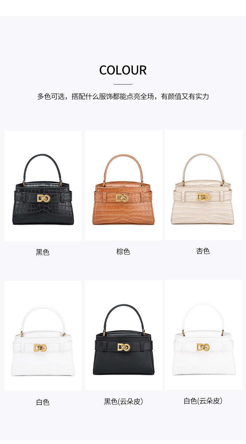 Fashionable Texture Trend2025European and American New Style Small Square Bag Niche Design Casual Chic Women's Single Shoulder Crossbody Bag