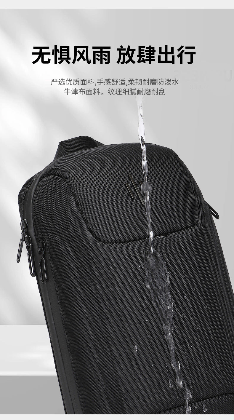ozuko New Men's Chest Bag Casual Versatile Crossbody Bag Waterproof Anti-theft Men's Bag Crossbody Bag High-end Feel