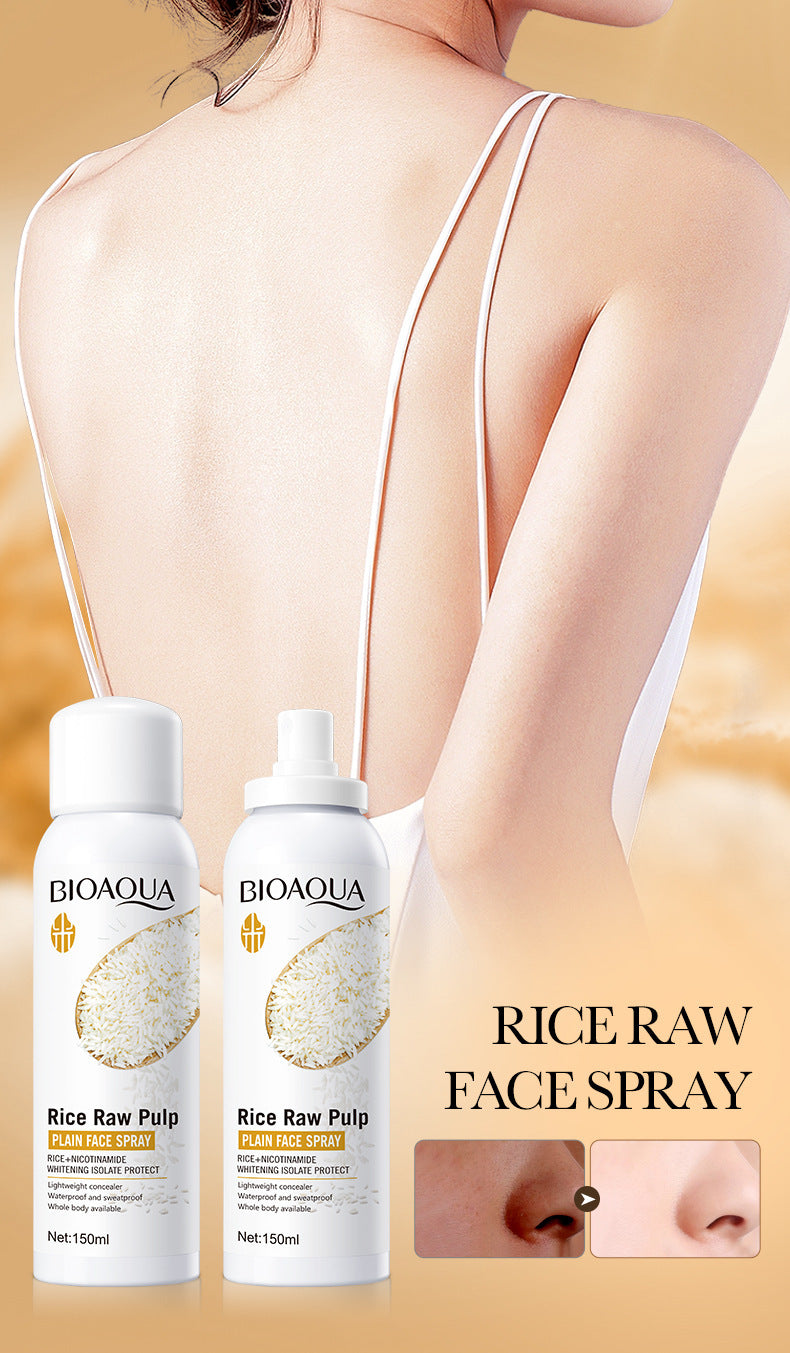 Rice Skincare Set BIOAOUA Rice Puree Series Six-Piece Set Box  Wholesale