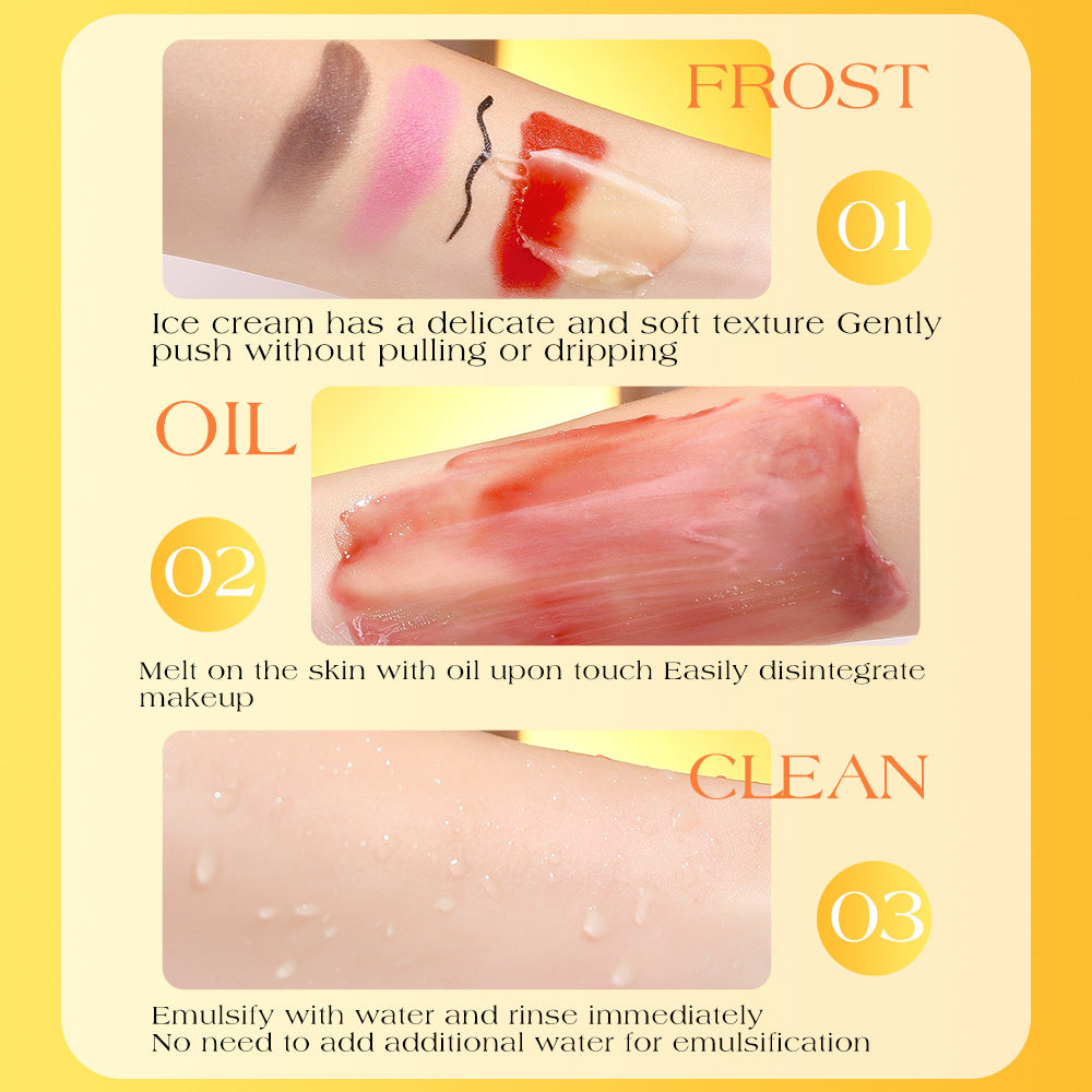 ICVC#Makeup Remover Cream Facial Cleansing Easy Makeup Removal Vitamin C Moisturizing cream30g Packaging European Beauty Makeup