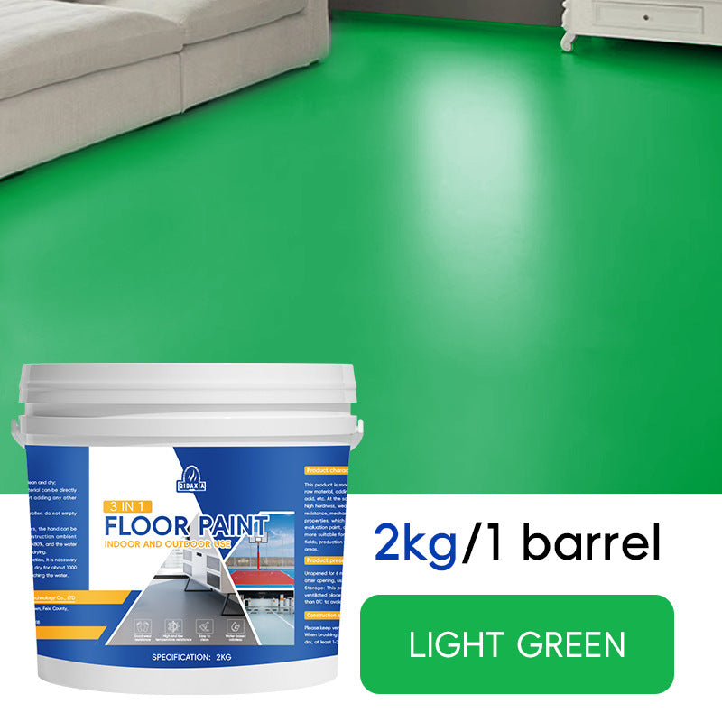 Home Floor Paint Three-in-One Epoxy Floor Paint Cement Floor Water-Based High Solid Wear-Resistant Resin Southeast Asia Environmental Protection
