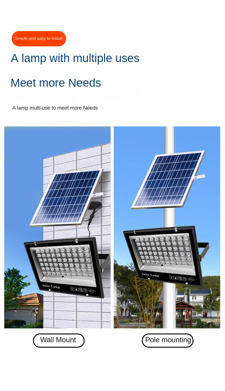 Construction Engineering Villa Courtyard Lighting Solar Led Flood Light