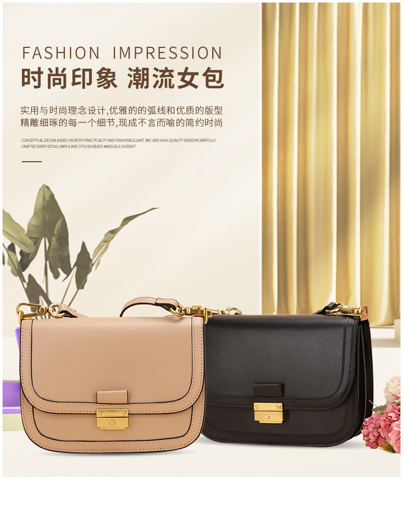 Women's Bag Spring and Autumn New Trendy Fashionable Unique Shoulder Bag Elegant Niche Versatile Simple Crossbody Bag for Women